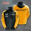 Herren-Kapuzenpullover, Sweatshirts, neuer Formel-1-Mclaren-Hoodie, F1-Team-Racing, 3D-Druck, Bay-Mode-Reißverschluss-Sweatshirt für Herren und Damen