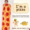 Coperta Pizza Novità Cibo Realistico Per Bambini Adt Peperoni Morbidi Regali Divertenti Ragazza Ragazzo Adolescente Consegna a Goccia Dhm8A
