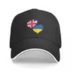 Baskenmützen Eurovision 2024 Großbritannien und Ukraine Baseballkappen Snapback Mode Hüte atmungsaktiv lässig Outdoor für Männer und Frauen