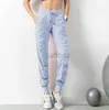 Active Pants Yoga Pants DrawString Elastic Midje Joggers Outfits Sport Loose Fit Gym Clothing Running Fitness Pocket Casual Tights 2438