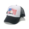 Chapeau pare-soleil Hip Hop, drapeau américain, aigle, chapeau de Baseball, filet pour conducteur de camion, nouvelle collection printemps/été 2024