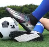 Nova chegada das mulheres dos homens botas de futebol de alta qualidade jovens meninos meninas ag tf sapatos de futebol preto azul branco vermelho crianças sapatos de treinamento confortáveis para crianças