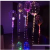 LED POMS, PIECIA Romantyczny lekki balon LED na ślub przyjęcia bar dekoracja baru błysające oświetlenie balony upuść deliv dhw9n