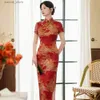 Zwangerschapsjurken Vintage Qipao-jurken in etnische stijl Nieuwe mode Casual streetwear Dameskleding Elegante Chinese stijl Cheongsam-jurk L240308