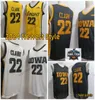 2024 Women Men Młodzież Final Four 4 Jersey Iowa Hawkeyes Basketball NCAA College Caitlin Clark Size S-3xl NOWOŚĆ