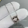 Naszyjnik designerski Vancf Naszyjnik luksus Diamond Agat 18k złot