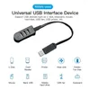 Répartiteur USB Hub multi-ports 3 en 1, adaptateur de convertisseur de chargeur 3A, câble d'extension de charge