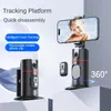 Автоматическое отслеживание Smart Shoot Robot Оператор 360 Face Phone Holde AI Съемка селфи Палка Стабилизатор карданного подвеса для Vlog Live Video 240229
