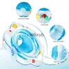 Jouets de bain Anneau de natation pour bébé flottant gonflable avec siège 6-36 mois Équipement de piscine Sports nautiques H240308