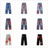 2023 Designer Mens Jeans Chromes High Street Purple for Men Embroidery Pants Womens Oversize Ripped Patch Hole Denim Straight CH Fashion Streetwear Slim