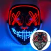Party-Masken, Halloween-Maske, LED-Licht, gruselige Maske für Festival, Cosplay, Kostüm, Maskerade, Partys, Karneval, Geschenk LT822