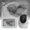 Monitor dziecka kamera LS Vision 4.3-calowa kamera wideo Nocna wizja bezpieczeństwo dziecka H 2000MAH Bateria Babiesitt Lullaby Vox Ustawienia Q240308