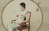 Klänningar ny stil moderskapsfotografering rekvisita fotografering gravid klänning traditionell kinesisk klänning kvinnors satin long cheongsam qipao