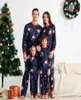 2020 Women039s Europeu e Americano Natal Parentchild Set Casa Impresso Pijamas de Natal Twopiece Mulheres LJ2011114914592