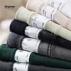 Sycpman 300 grammes 1058oz surdimensionné lâche poids lourd coton couleur unie épaule tombante manches courtes t-shirt hommes pour l'été 240227