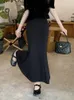 S-XL Fish Tail Long Skirt Women Mermaid Trumpet Chole Canle Empire High Weist Skinny Bodycon Mide Long Jaints Female75085 240308