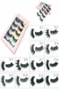 Nouveaux cils 3D faux vison boucles naturelles épais multicouches 12 types 5 paires pack sexy cils à bande complète maquillage outils de beauté 6173589