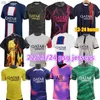 サッカージャージ22 23 24 Sパリホームアウェイ4th Mbappe 7 Sergio Ramos Maillots Football Shird 2022 2023 Men Training Jersey Goalkeeperh240308