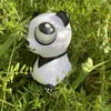 Creative Adorable Animal Decompression Squishes Toy Portable Panda Squishes Toy Popping Rotatable Eyes Children Gift