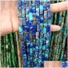 Stone 4X1M Natural Lapis Lazi Add Turquoise Stone Beads Rec Sea Sent Imperial Jasper For Jewelry Making Drop Delivery Jewelry Loose B Dhluh