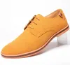 Baskets classiques Oxford en cuir suédé pour hommes, chaussures décontractées de marque, grande taille 38-46, chaussures confortables, printemps 2024