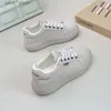 Dress Shoes Casual Shoes Fashion Woman Sneakers Leather Tops Designer Girls Beige Yellow Grey Outdoor Lace-Up Sports Trainers Shoe 36-41 S sH240308