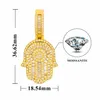 Collana da donna personalizzata ghiacciata hip hop bling Collana di lusso con ciondolo in argento 925 con alfabeto grande moissanite per uomo all'ingrosso