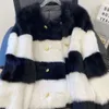 Tuscany Integrated Women's Medium Length 2023 New Lamb Fur Coat Winter 643395