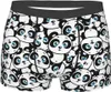 Underpants Men's Breathable Boxer Briefs Cute Panda Comfort Soft Stretch Underwear Trunks With Bulge Pouch For Men Boys