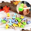 Baby Music & Sound Toys Colorf Ding Whistle New Bath Toy Wood Bird Bathtime Musical Kid Early Instrument Educational Children Gift Dro Dhyxm