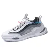 2021 Zapatos de baloncesto con cojín de aire para hombre Zapatillas deportivas Cómodas Malla negra Nueva marca 36-45 L6