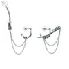 Boucles d'oreilles ZS 1 paire charme épée pendentif boucle d'oreille pour hommes femmes en acier inoxydable longue goutte oreille goujons Punk rétro Vintage piercing bijoux