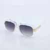 Fashion Men Women Brand Design metal Lens UV400 metal sun glasses MOD607 woman men sunglasses only sunglasses179N