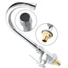 Bathroom Sink Faucets 1x Kitchen Faucet Stainless-Steel Tall Mixer Pull Out Spray Single Handle Swivel Spout Taps