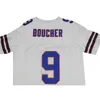 Bobby Boucher #9 The Waterboy Adam Sandler Movie Mud Dogs Bourbon Bowl voetbalshirt 240228