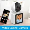 Baby Monitor Camera Videocamera per videochiamate intelligente Wifi IPS schermo FHD 1080P One Click IP bidirezionale Baby Monitor Q240308