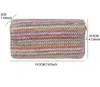 Large capacity women's purse Casual woven long coin purse Clutch Bag Vintage premium mobile phone bags