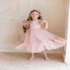 Baby Girl Fluffy Tulle Party Dress Flare Sleeve Ball Gown for Wedding Princess Dress Barn Kläder 38 år E78216197629