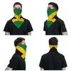 Bandanas Jamaican Flag Bandana Neck Gaiter Windproof Face Mask Scarf Cover Men Women Patriotism Headwear Tube Balaclava