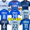 VIEIRA 23 24 Cruz Azul Soccer Jerseys TABO 2023 2024 3ème LIGA MX ROTONDI LIRA RODRIGUEZ Hommes Enfants Kit Chemise de Football Camisetas de Futbol ANTUNA Femme