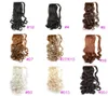Greatremy 22quot Long Wavy Wrap Around Ponytail Hair Extension Synthetic for Girls 12Colors 1B1627276133033466061387180316