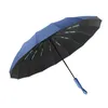 60 Bone Wind Resistant Reinforced Automatic Umbrella for Men Rain and Shine Dual Purpose Sunshade UV Resistant Sun Umbrellas 240301