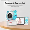 Baby Monitor Camera Tuya Smart Life Application 1080P FHD Wirels WiFI Video Nanny PTZ Cradle Temperature Infrared Night Vision with Battery Q240308