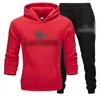 Sweat à capuche Designer Survêtements pour hommes Ensembles Vestes à capuche décontractées Mode Homme Ensemble Survêtement chaud Sportswear Sweats à capuche et pantalons Manteau Veste Hommes Sweat-shirt long