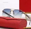 Szklane luksusowe szklane okulary przeciwsłoneczne krawędzi mężczyźni mężczyźni opcja opcja polaryzacyjna ochrona oczu Summer na świeżym powietrzu Moda Klasyczna ochrona promieniowania plażowego
