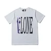 Vlone T-shirt Mäns / kvinnors par Casual modetrend High Street Loose Hip-Hop100% Cotton Printed Round Neck T-shirt US Size S-XL 12011