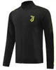 Juventus Tracksuit 2023 2024 Koszulki piłkarskie kurtka di Maria Vlahovic Chiesa 23 24 Juventus Training Suit Men Kit Football Kit Mundur Sportswear Full Kurtka