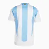 Jerseys de football Argentine 3 étoiles Messis 24 25 Fans Player Version ALLISTER DYBALA DI MARIA MARTINEZ DE PAUL MARADONNE ENFANT KIDS Men Men de football