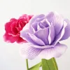 Couronnes de fleurs décoratives fleur artificielle géante fausse grande rose en mousse avec tiges pour fond de mariage décor fenêtre affichage scène Valen 2024308