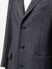 Men Wool Coat Blends Fashion Outerwear Mens Long Coats Brioni single-breasted wool coat for man